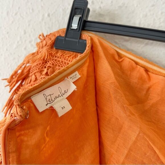 Anthropologie Orange Mini Dress - Picture 9 of 9
